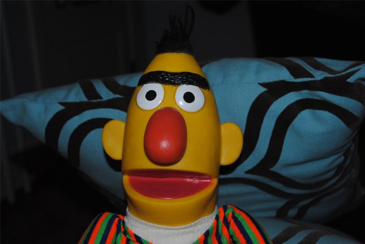   Street Vintage Bert Puppet 1973 Childrens Television Workshop