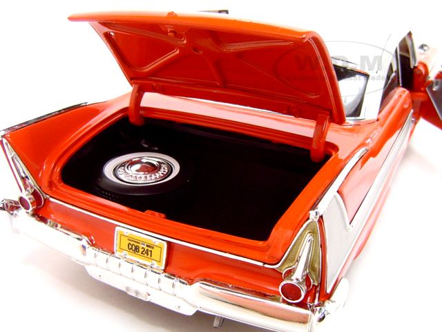 1958 Plymouth Fury Christine Red 1 18 Diecast Car Model by Autoworld 