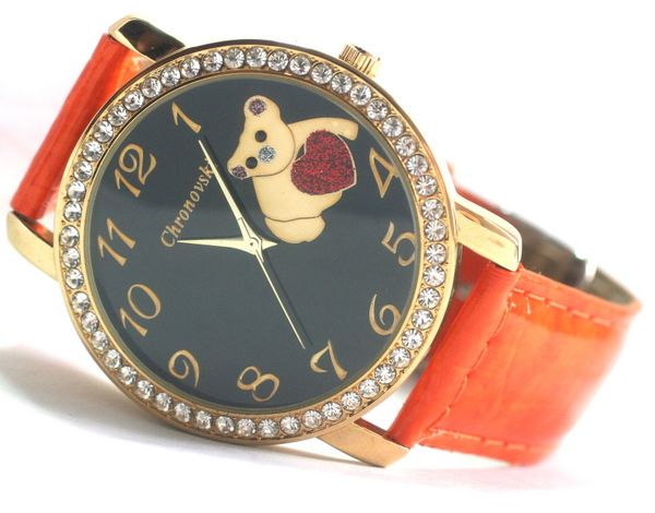 brand new designer chronovski koala bling watch