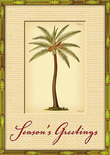 12 Hawaiian Holiday Card Hawaii Christmas Season Palm