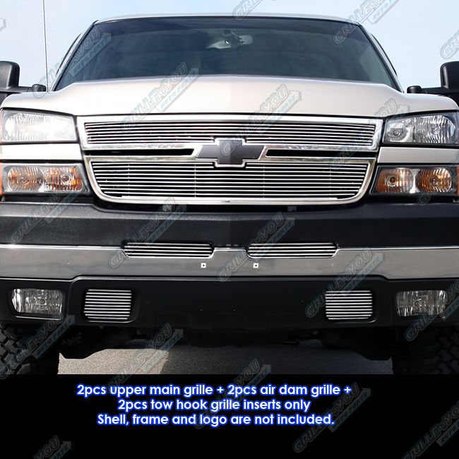 06 Chevy Silverado 1500 05 06 2500HD 3500 07 Classic Billet Grille