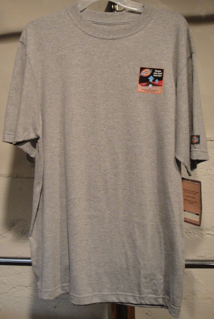 Dickies WS510 Short Sleeve No Pocket T Shirt Gray XL