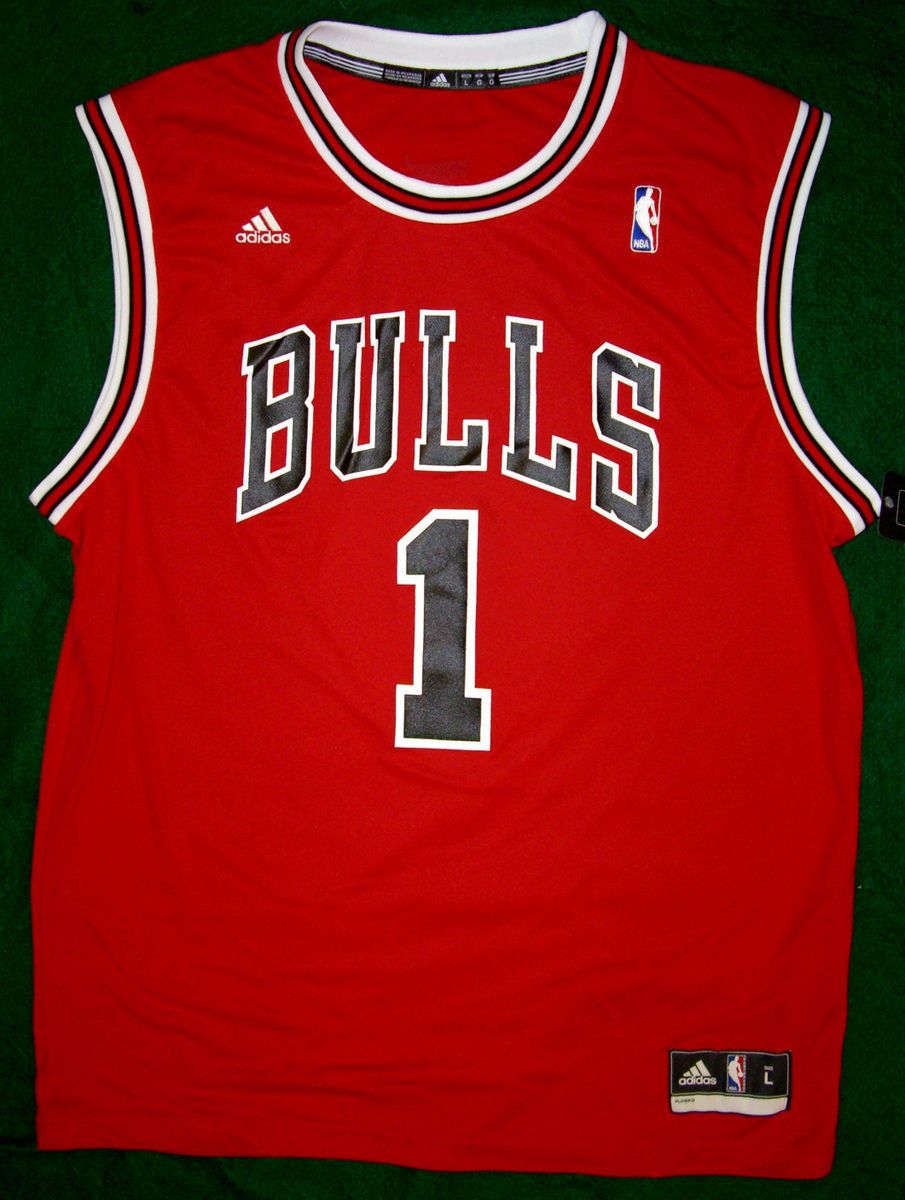 Chicago Bulls jersey #1 Derrick Rose official NBA basketball BRAND NEW