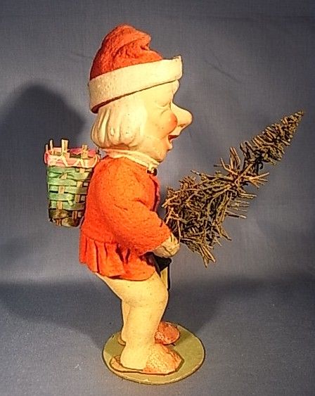 HA4 Santa Claus Figure Christmas Antique German 1930´S