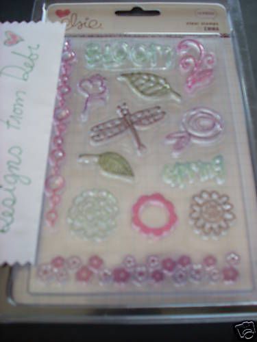 Love Elsie Clear Stamps Emma Spring Theme Flowers