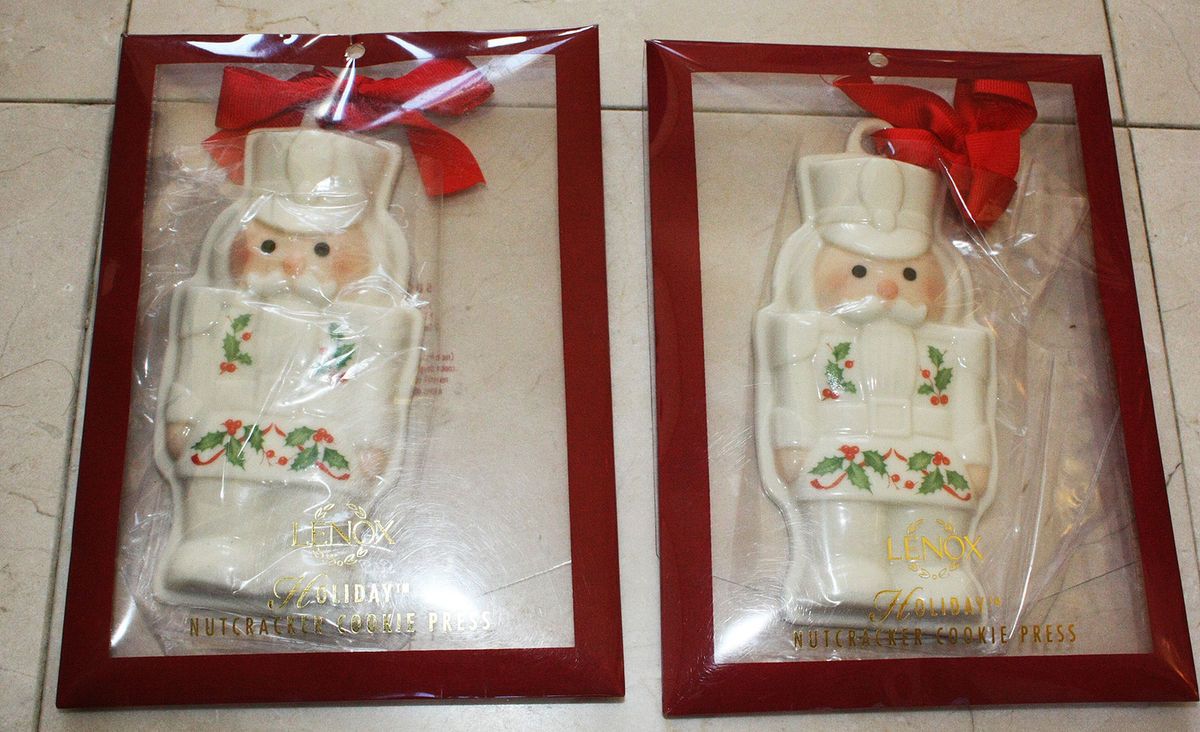  One Lenox China Nutcracker Cookie Mold