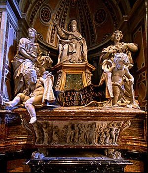 monument to clement x apr 29 1670 june 22 1676 emilio altieri by