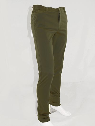 Monkee Genes Skinny Leg Sateen Chino Olive