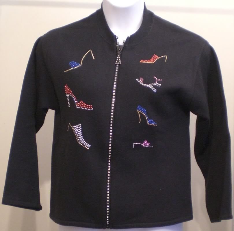 St Clair International Jacket w Rhinestud Shoes Small