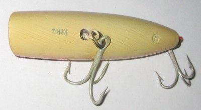 chix salmon plug in the box wood lure