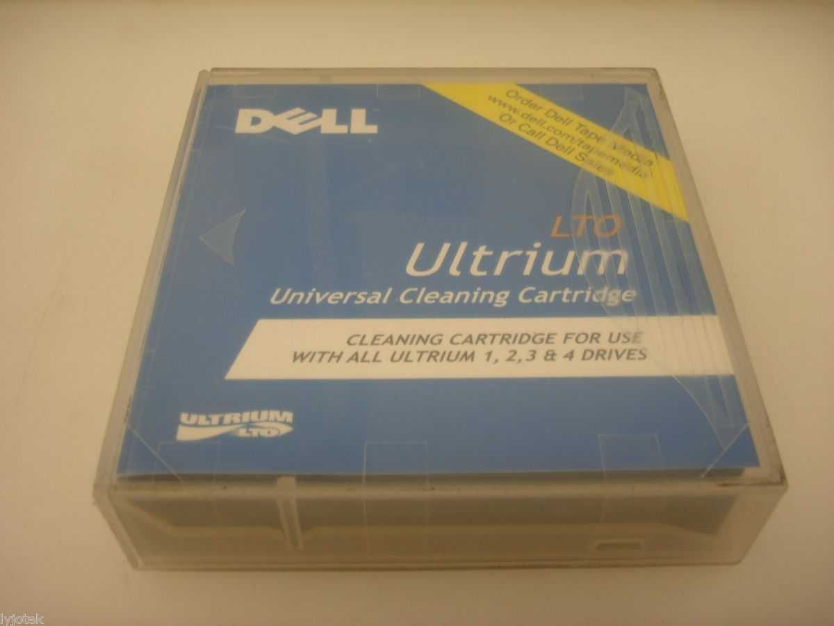 Dell 1x024 LTO Ultrium 1 2 3 4 Universal Cleaning Cartridge