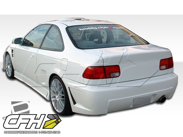 FRP Honda Civic 2dr 4DR B 2 Rear Bumper Kit Auto Body 1 PC 88 00 New