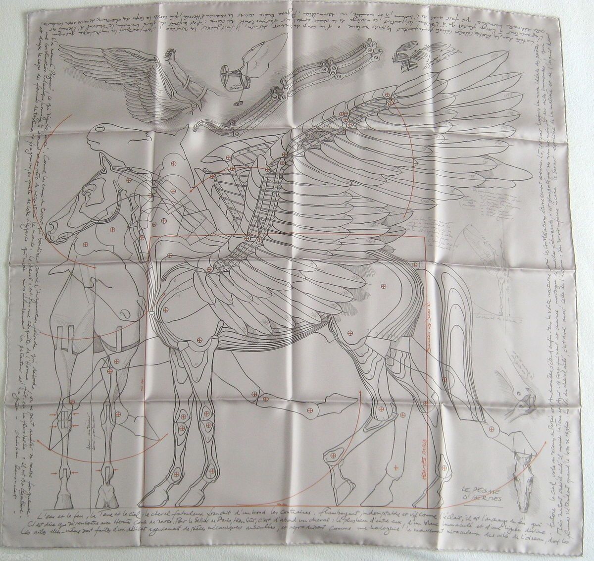 Hermes Carre Scarf Pegase DHermes by Christian Renonciat