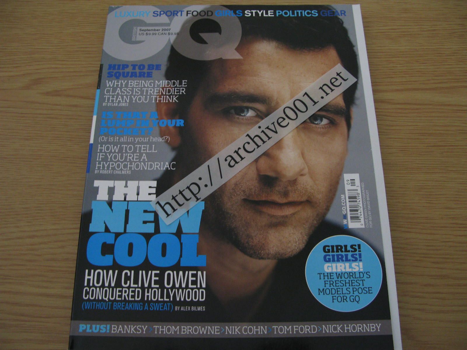 GQ UK British Mens Style 2007 Lot Clive Owen Alessanda Ambrosio