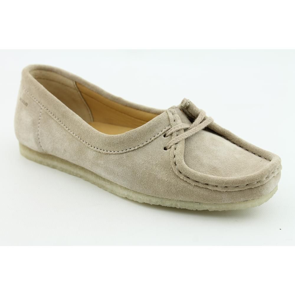 Clarks Originals Wallabee Chic Womens Size 7 Beige Regular Suede