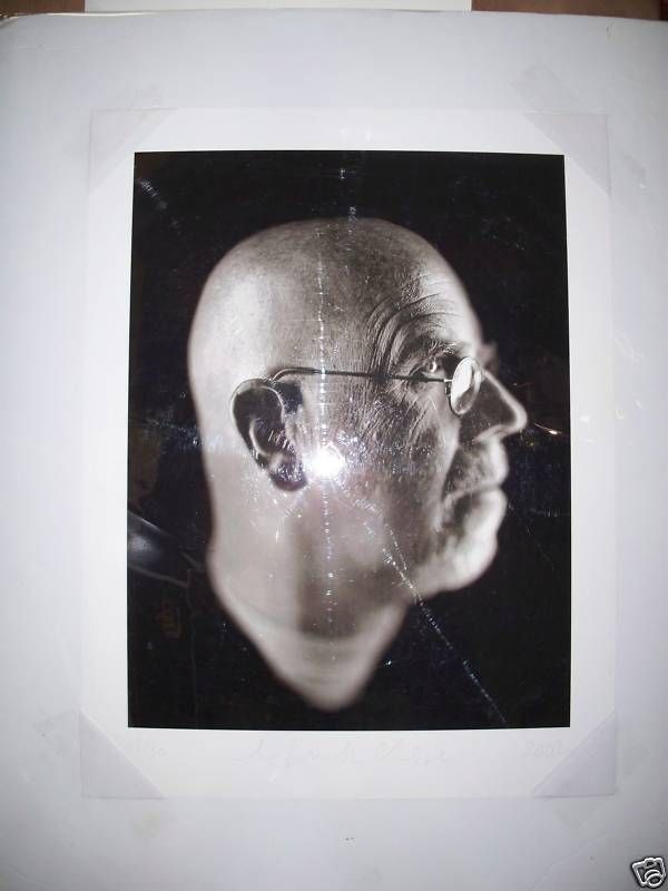 Chuck Close Self Portrait Signed Numbered Dated Mint