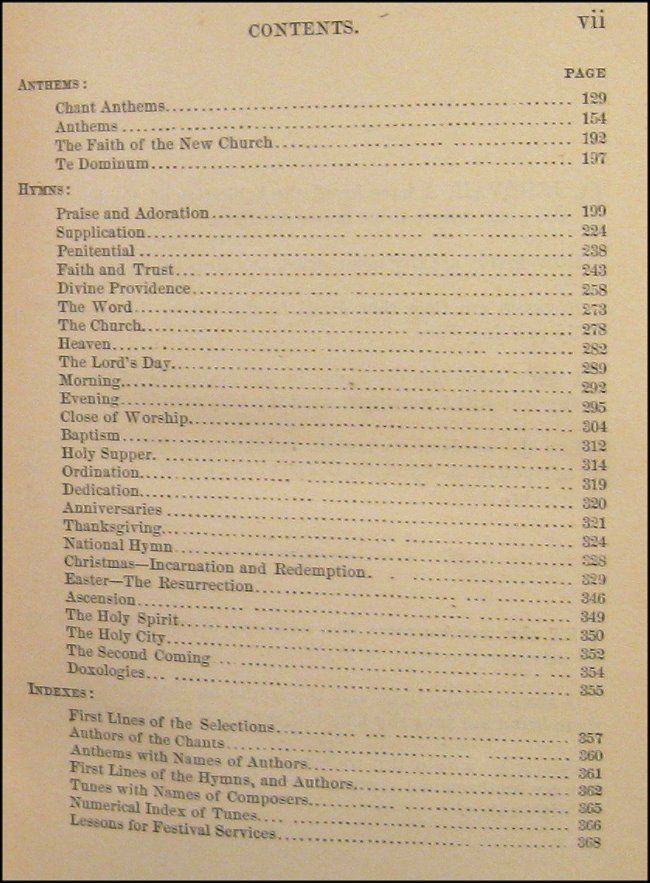 1876 New Church Book of Worship Swedenborg