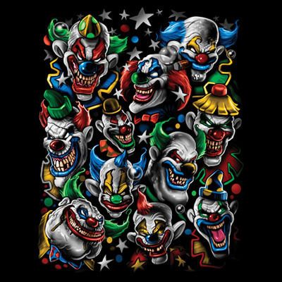 Clowns Clowns and More Clowns Evil Clowns T Shirt 111045