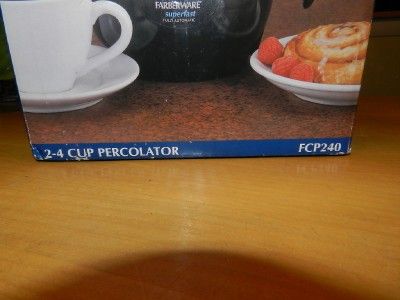  Millenium Superfast FCP240 2 4 CU Percolator Coffee Maker Pot