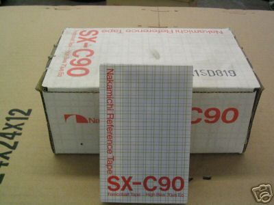 New SEALED Nakamichi SX C90 Tandberg Akai Cassette Tape