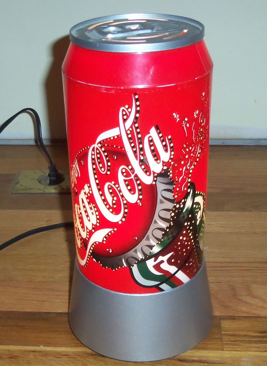 Coke Can   Coca Cola Can Electric Light   Moving Display   In great