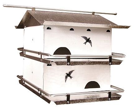 Coates Watersedge Purple Martin Starling Resistant Bird House 4 Room