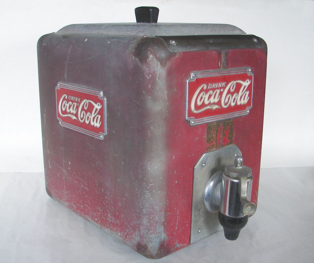 Vintage Coca Cola Syrup Coke Soda Fountain Cooler Dispenser Machine