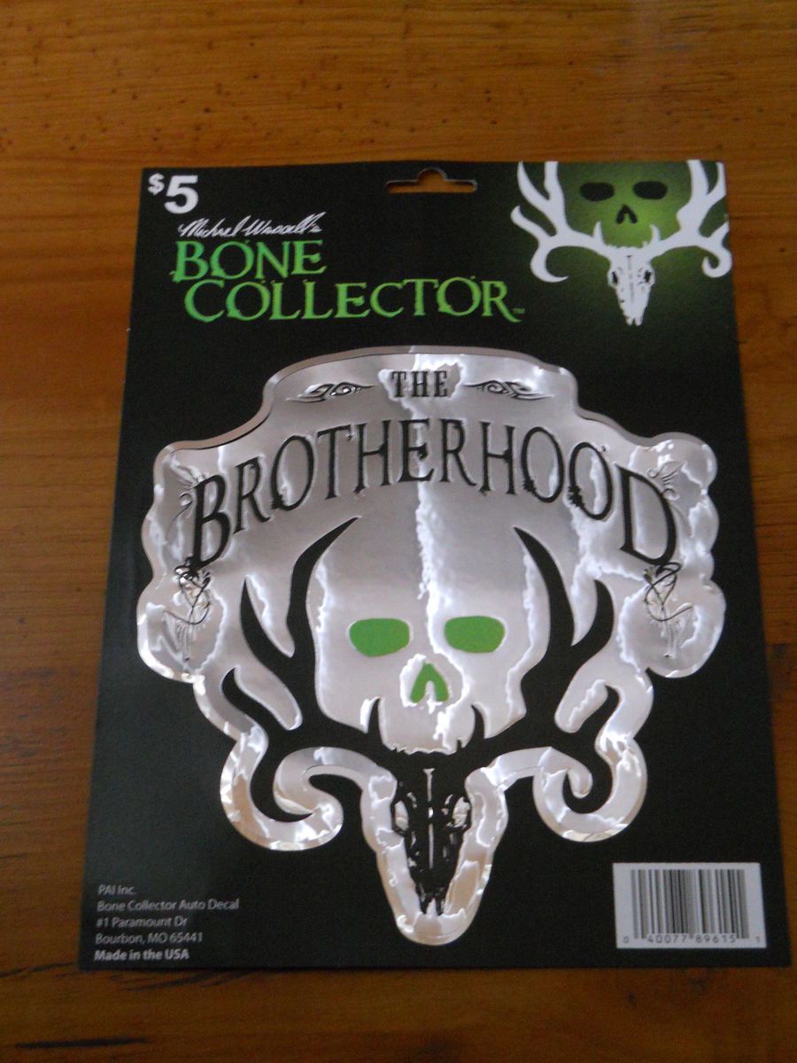 Car Truck Decal Bone Collector Camoflauge Hunting The Brotherhood