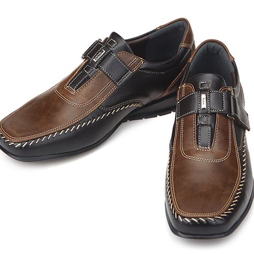 Sense Comfort Casual Club Loafers Brown Mens Shoes