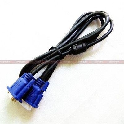 New VGA PC HDTV Extension Cable Male to Female Extension Cable Black