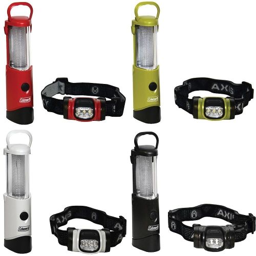 coleman led axis headlamp and lantern set