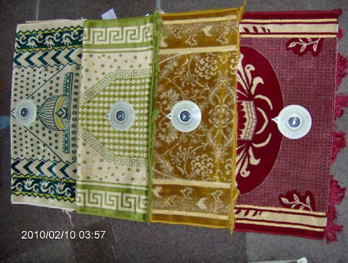 Prayer Mats Rugs with Compass Qibla Direction Islamic