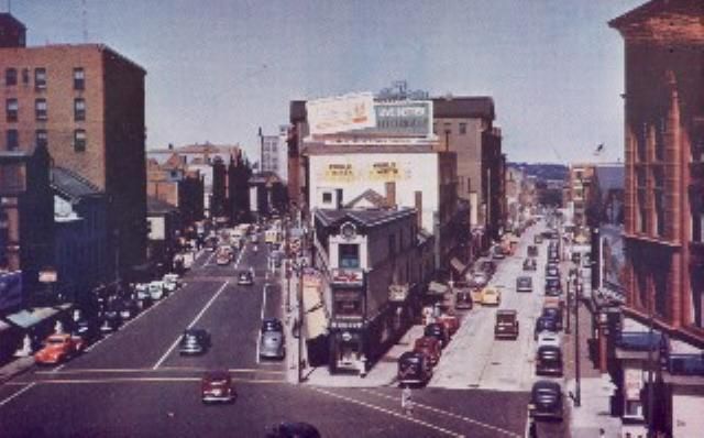 Congress & Middle Streets, PORTLAND, ME postcard