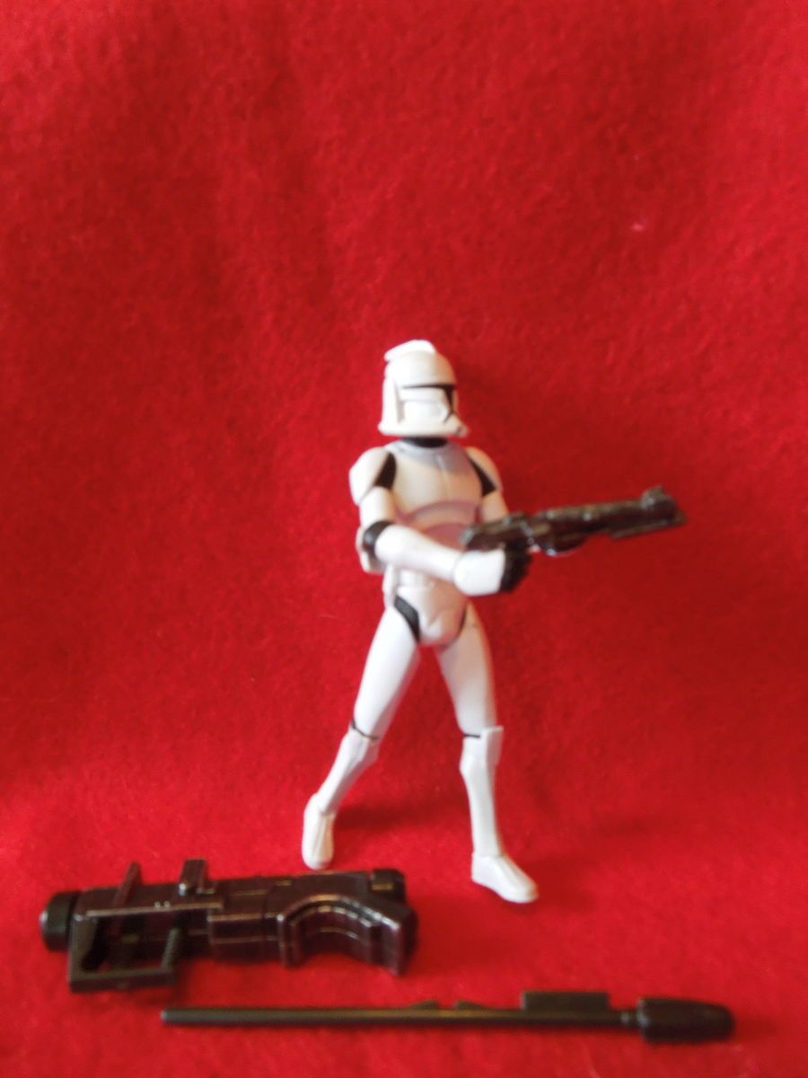 Star Wars The Clone Wars Clone Trooper Clean Action Figure Loose 2010