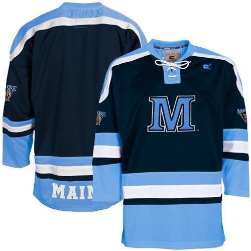 Maine Black Bears Black Hockey Jersey