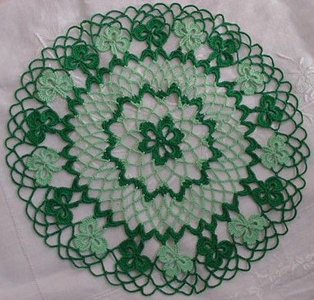 clover doily st paddy s doily irish bread doily true