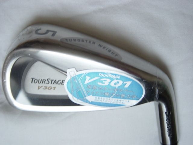 Brand New Tourstage V301 Ti Irons 3 PW Stiff Nippon NS Pro 950   VERY