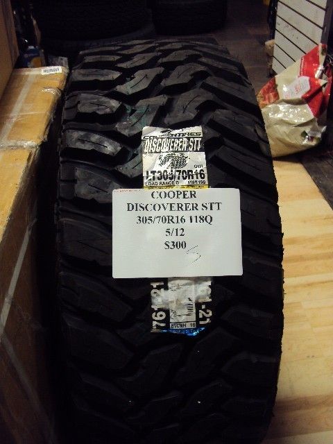 Cooper Discoverer STT 305 70R16 118Q Brand New Tire