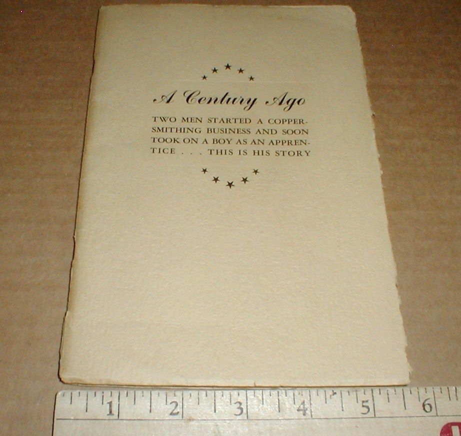  Co Boston MA History 1941 Coppersmith Business Massachusetts