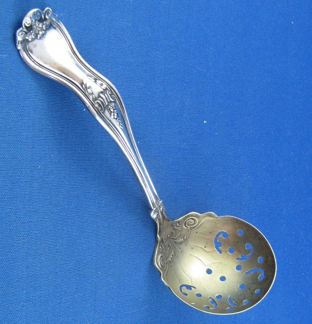  Sterling Silver 5 1 2 inch Long Condiment Ladle Circa 1900