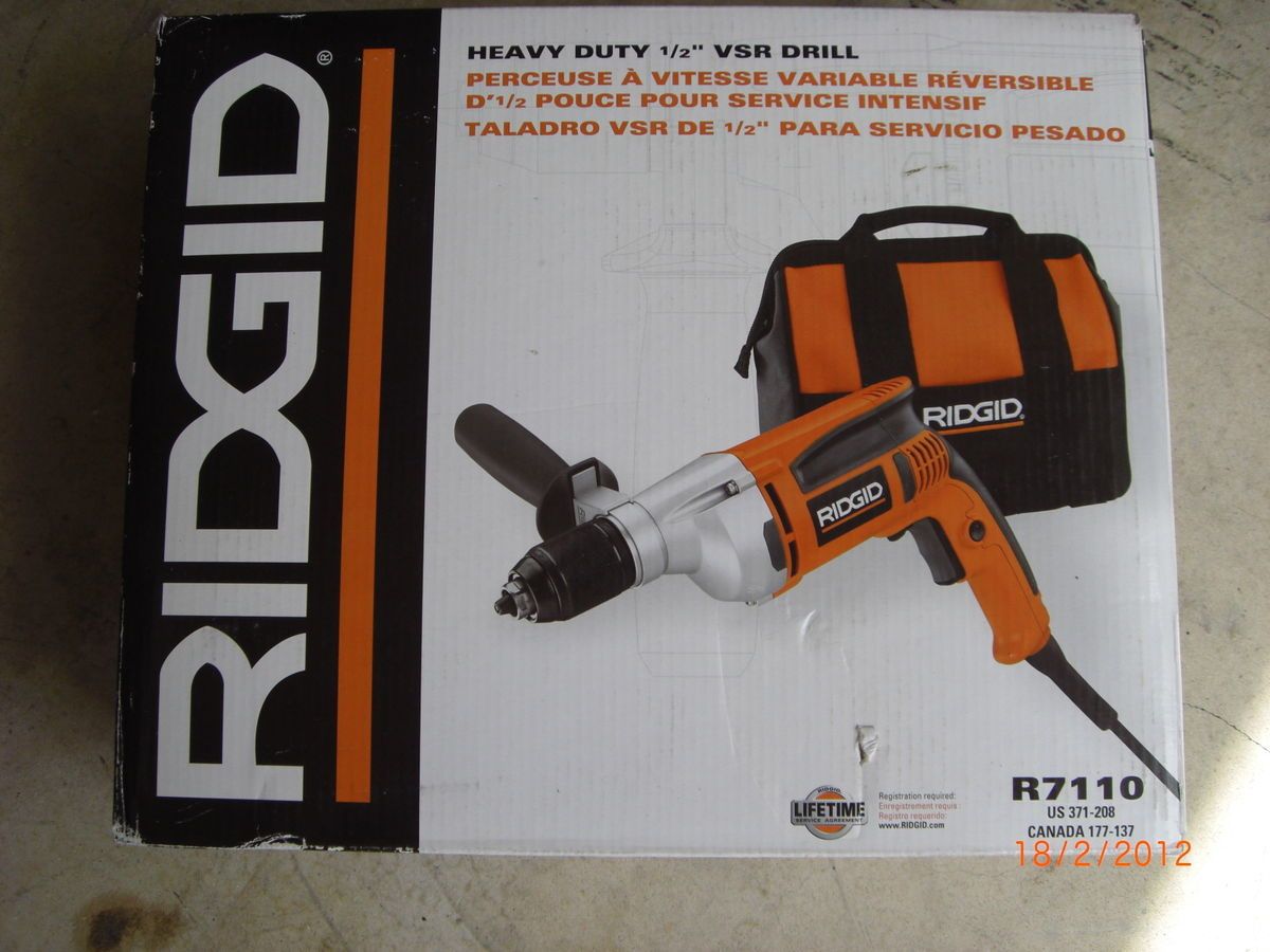  R7110 1 2 Heavy Duty Corded Variable Speed Electric Drill New