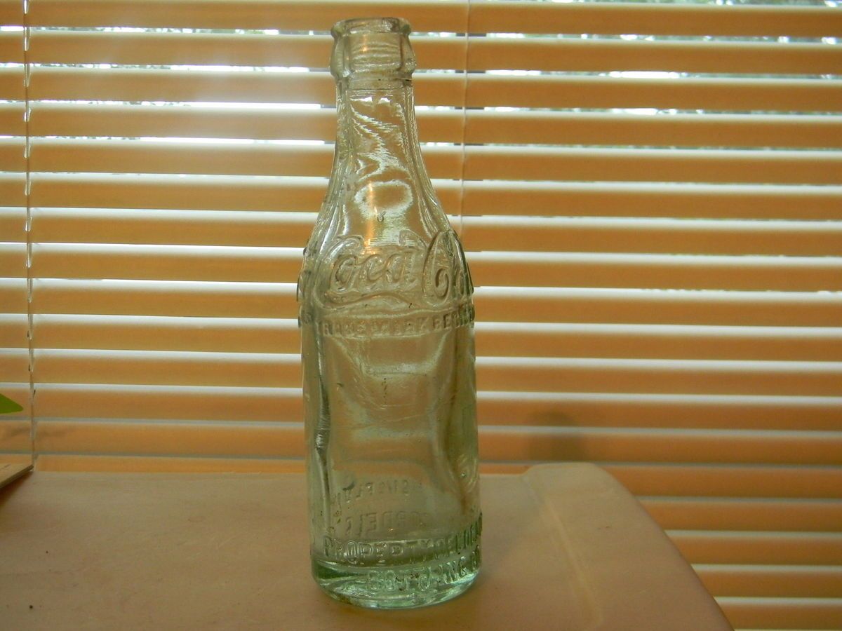 Cordele GA Straight Side Light Green Coca Cola Bottle SS