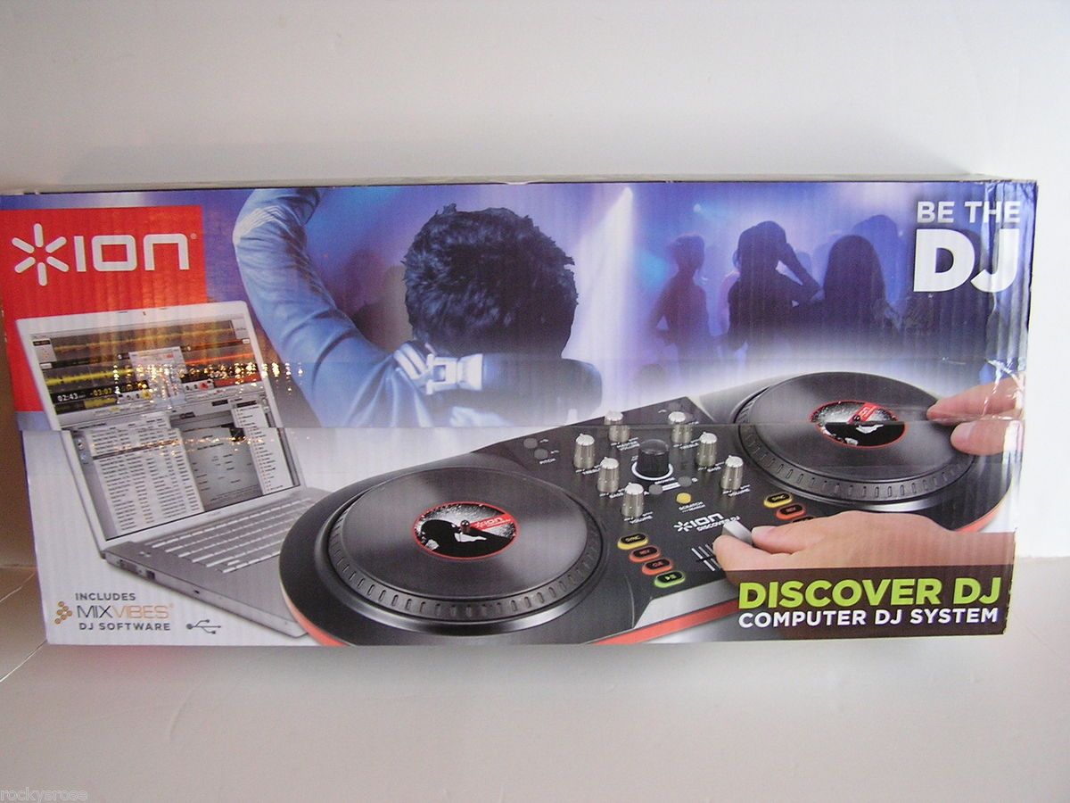 Discovery ion DJ Computer DJ System Mix Vibes Software Style ICUE3 NIB
