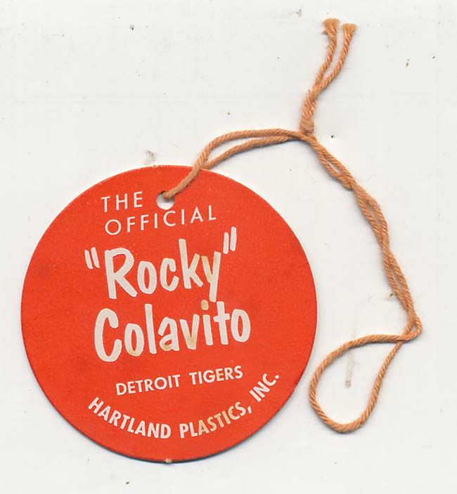 the set rocky colavito this has some very subtle spotting mostly