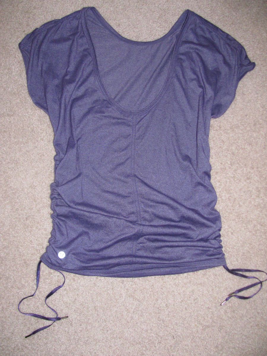 Lululemon Power Class Tee Concord Grape Size 4