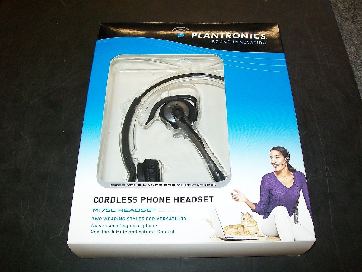  Plantronics M175C Cordless Phone Headset