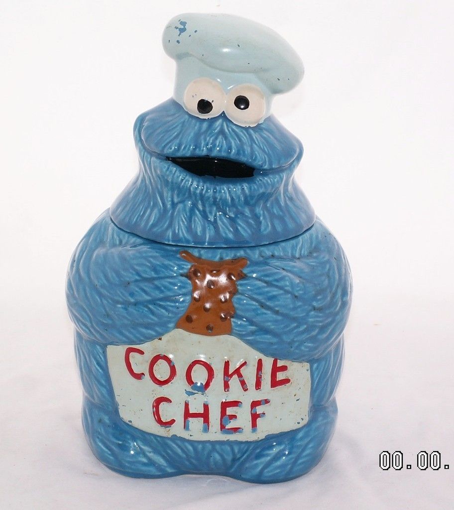 Cookie Chef Muppet Cookie Monster Cookie Jar