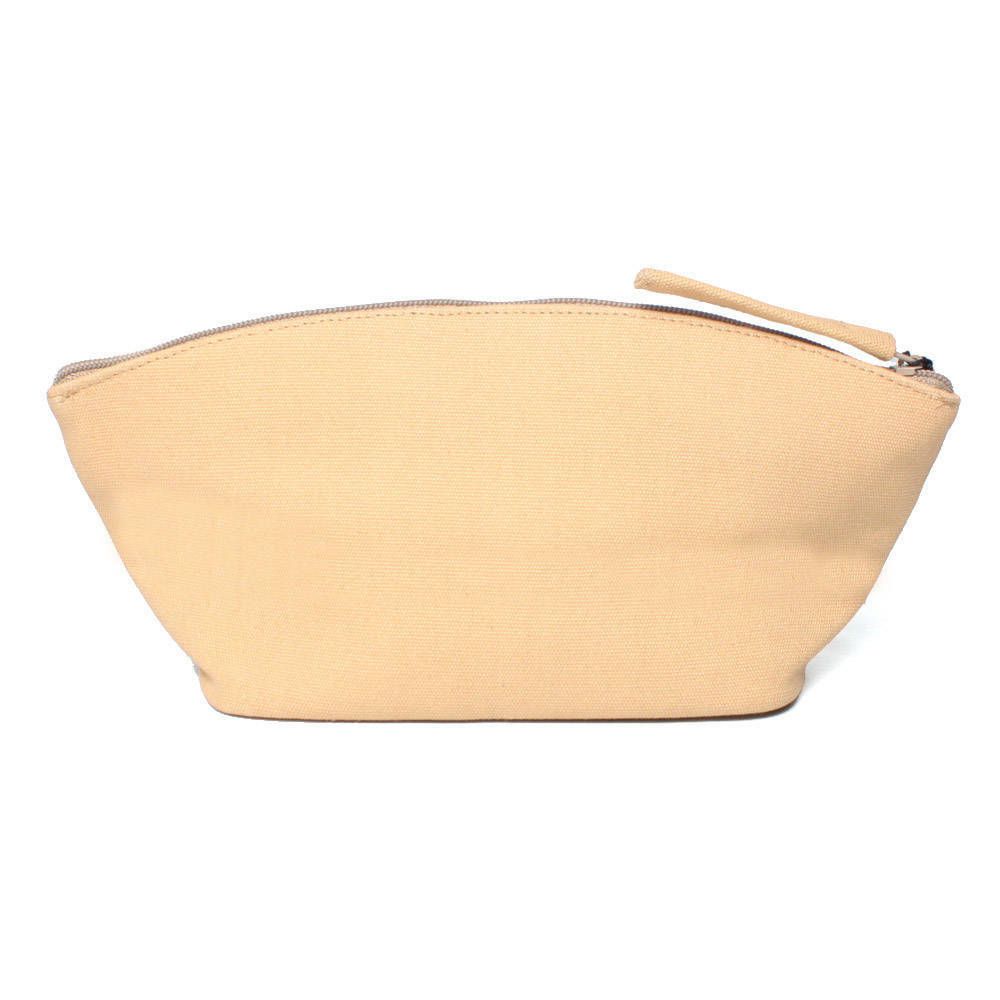 Small Tan Chain Women Fashion Cosmetic Organizer Pouch