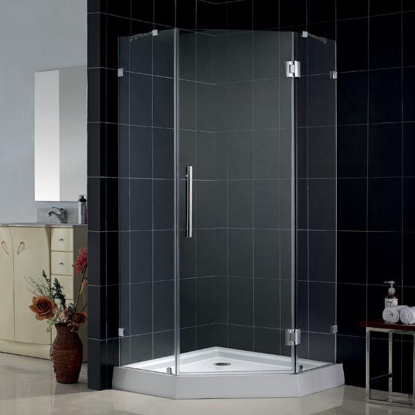   X73 DreamLine Neolux 3 8 Corner Shower Frameless Enclosure