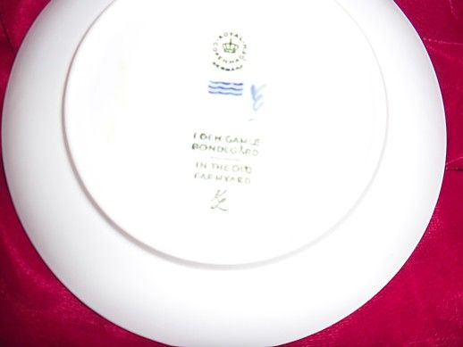 Vintage Royal Copenhagen Denmark (1969) Annual Christmas Plate In